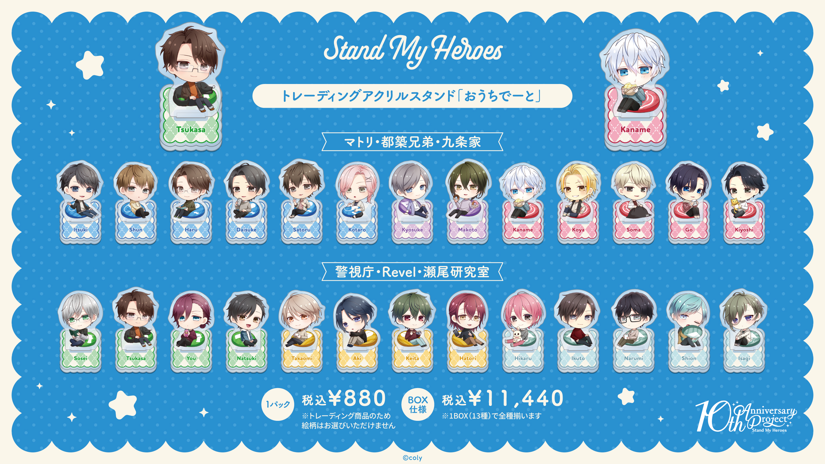 スタンドマイヒーローズ】アニメイトフェア Vol.3事後通販のお知らせ